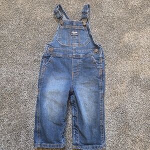 OSHKOSH B'GOSH Baby Boys World's Best Denim Overalls size 18 Months